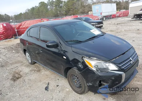 2022 Mitsubishi Mirage G4 Es z USA, uszkodzony, nr VIN ML32FUFJ8NHF02154